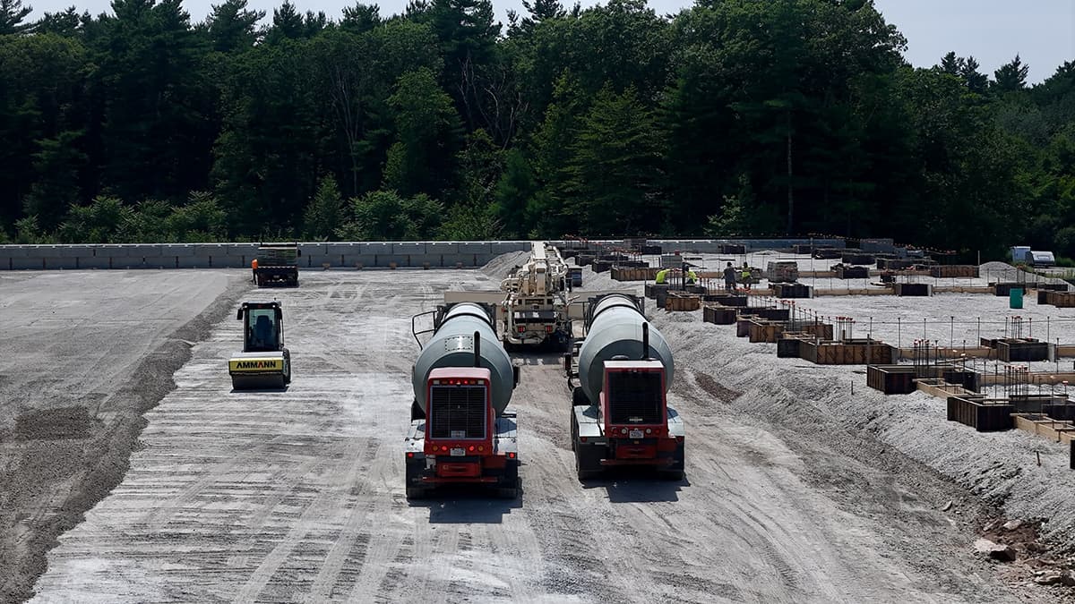 Patriot Park construction progress, July 16